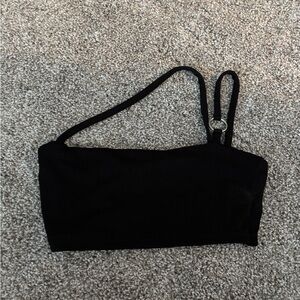 Ring detail extra cropped top! Sz 4